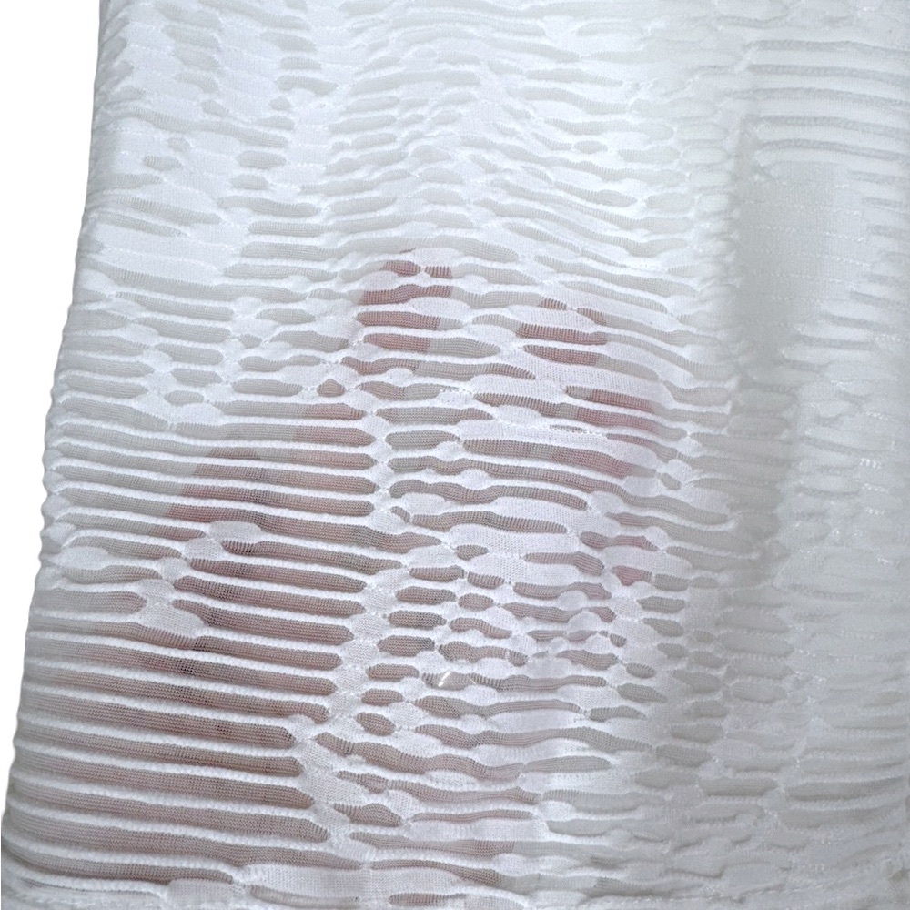 Camila Coelho Aurora Cutout Jumpsuit in White Textured Stretch Burnout REVOLVE - Picture 8 of 12